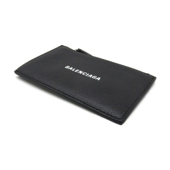 BALENCIAGA Card Case Accessories Leather Black - Picture 3 of 7